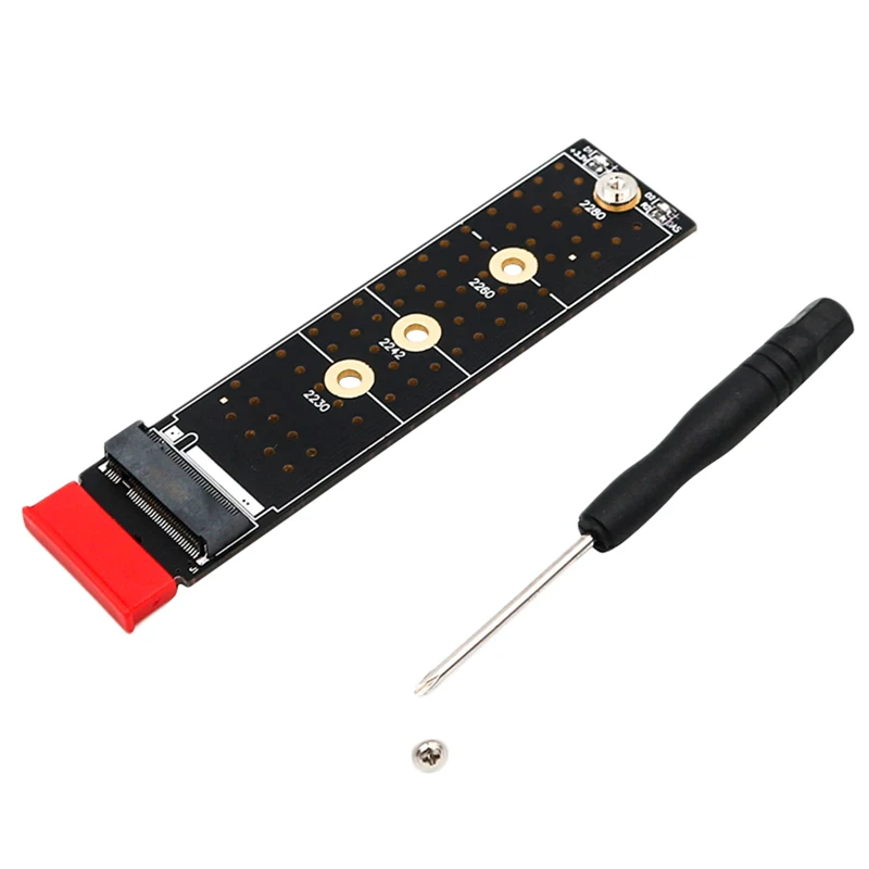 Адаптер Pcie для M2 Nvme Ssd X1 Raiser Pci E Express M Соединитель в форме ключа поддерживает 2230 2242