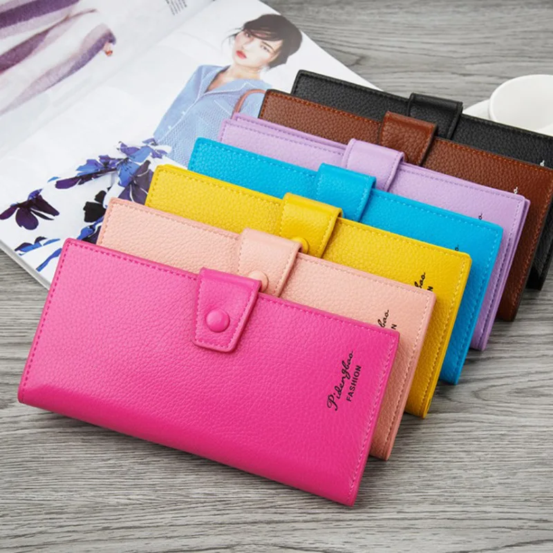 Women's Folding Wallet Multi-color Clutch Bag Ladies Fashion Multi Card Position Simple Hasp Coin Wallet Long Zipper Elegant PU
Women's Folding Wallet Multi-color Clutch Bag Ladies Fashion Multi Card Position Simple Hasp Coin Wallet Long Zipper Elegant PU