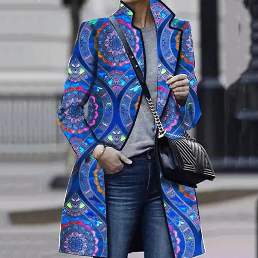Vintage Autumn Print Overcoat Women Elegant Fashion Stand Collar Long Jackets Office Lady Coats 2020 Winter Warm Fashion Pattern
Vintage Autumn Print Overcoat Women Elegant Fashion Stand Collar Long Jackets Office Lady Coats 2020 Winter Warm Fashion Pattern