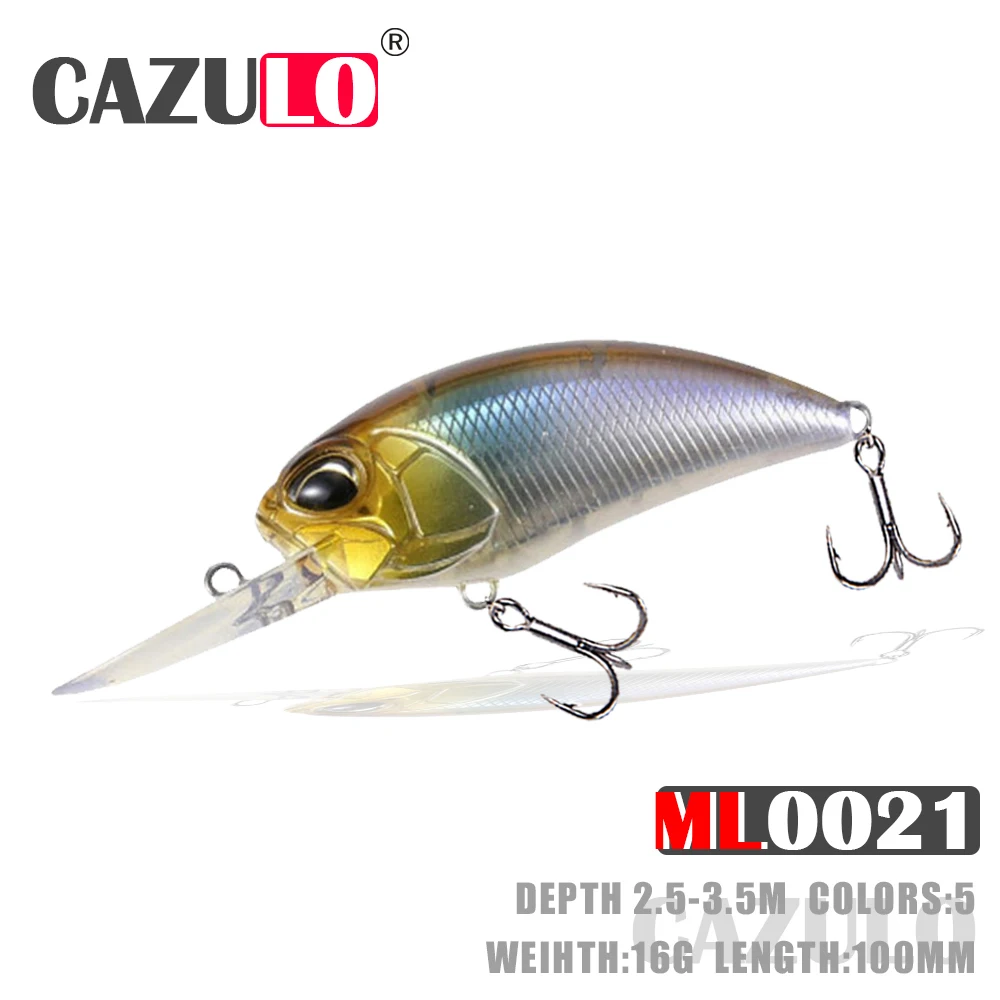Crankbait Fishing Lure Weights 16g 100mm Floating 2.5-3.5m Mino Cark Isca Artificial Bait Wobblers Peche Accessoire Pike Leurre
Crankbait Fishing Lure Weights 16g 100mm Floating 2.5-3.5m Mino Cark Isca Artificial Bait Wobblers Peche Accessoire Pike Leurre