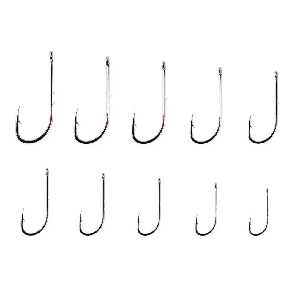 50pcs/ Box Long Shank Fishing Hook 1#-10# Fish Hooks High Carbon Steel Sharp Barbed Offset Narrow Bait Hook Fishhook
50pcs/ Box Long Shank Fishing Hook 1#-10# Fish Hooks High Carbon Steel Sharp Barbed Offset Narrow Bait Hook Fishhook