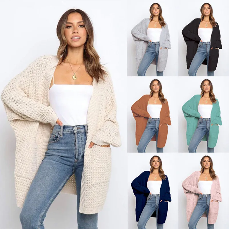 UVRCOS Autumn And Winter 2021 Knitted Cardigan New Ol Commuter Loose Large Solid Color Sweater Women's Coat
UVRCOS Autumn And Winter 2021 Knitted Cardigan New Ol Commuter Loose Large Solid Color Sweater Women's Coat
