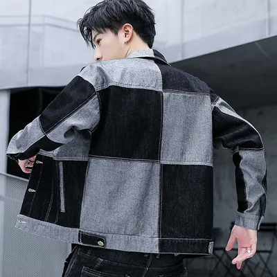 and Autumn Spring style denim jacket Korean version fashion spliced denim jacket ins style men's clothing jacket
and Autumn Spring style denim jacket Korean version fashion spliced denim jacket ins style men's clothing jacket