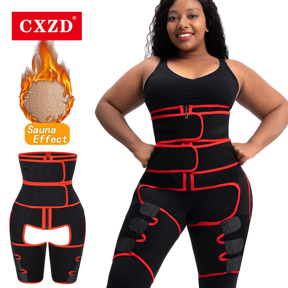 CXZD 3 in 1 Neoprene Belly Belt Thigh Trimmer Leg Shapers Body Shape Waist Trainer Butt Lifter Shapewear Women Weight Loss
CXZD 3 in 1 Neoprene Belly Belt Thigh Trimmer Leg Shapers Body Shape Waist Trainer Butt Lifter Shapewear Women Weight Loss