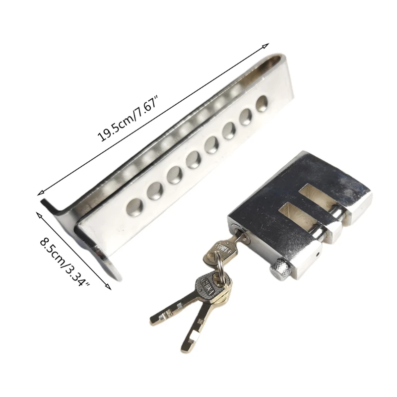 Car Clutch Lock Universal Auto Brake Pedal Lock Throttle Accelerator Security Steel Stainless Anti-Theft Tool 
Car Clutch Lock Universal Auto Brake Pedal Lock Throttle Accelerator Security Steel Stainless Anti-Theft Tool