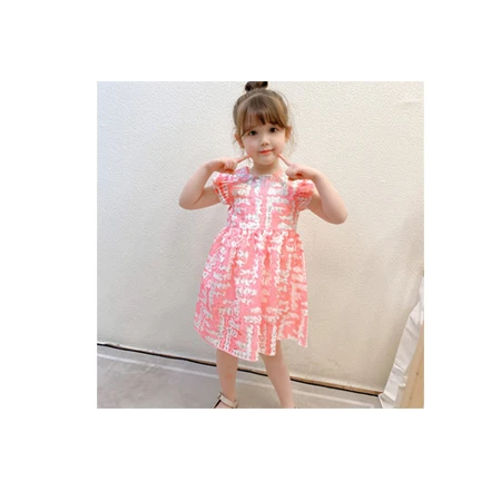 New 2021 summer fashion brand style kids girl clothes bronzing short sleeve dress printed big letter stitching princess dress
New 2021 summer fashion brand style kids girl clothes bronzing short sleeve dress printed big letter stitching princess dress