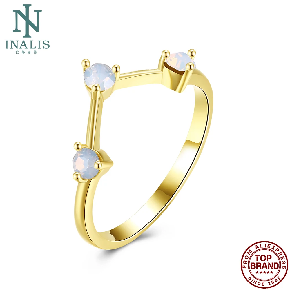 INALIS Geometric Romantic Rings For Women Round Opal Ring Imitation Gold Plated Party Female Fashion Jewelry Free Shipping 
INALIS Geometric Romantic Rings For Women Round Opal Ring Imitation Gold Plated Party Female Fashion Jewelry Free Shipping