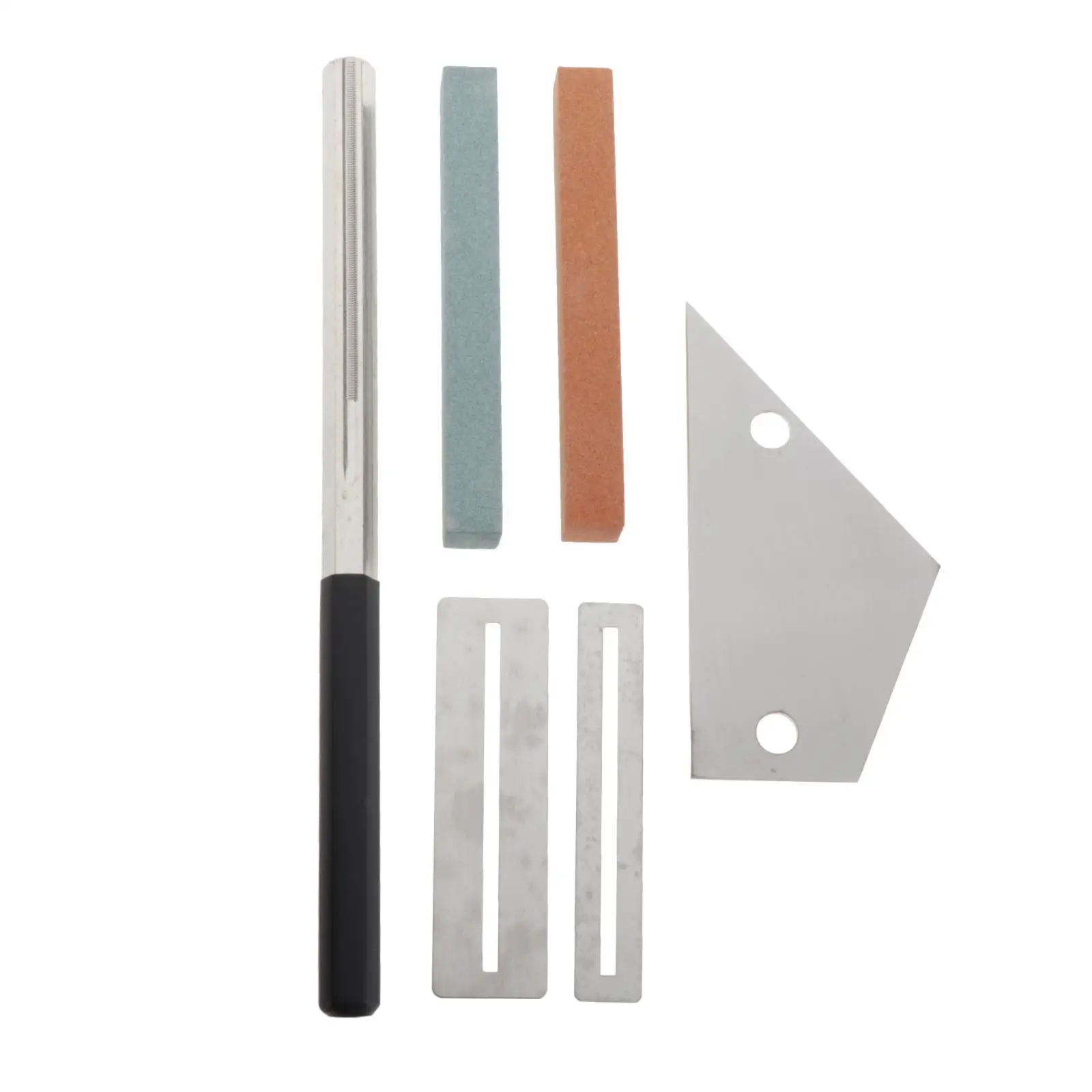 6 PCS Guitar Repairing Maintenance Tools Kit Steel Files Fingerboard Guard
6 PCS Guitar Repairing Maintenance Tools Kit Steel Files Fingerboard Guard