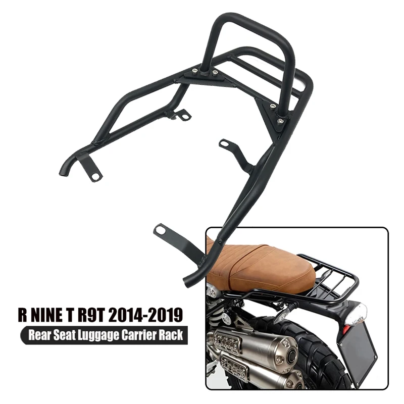 For BMW R NINE T NINET R9T Pure Racer Scrambler 2014-2018 2019 2020 Motorcycle Rear Seat Luggage Carrier Rack with Handle Grip | Автомобили