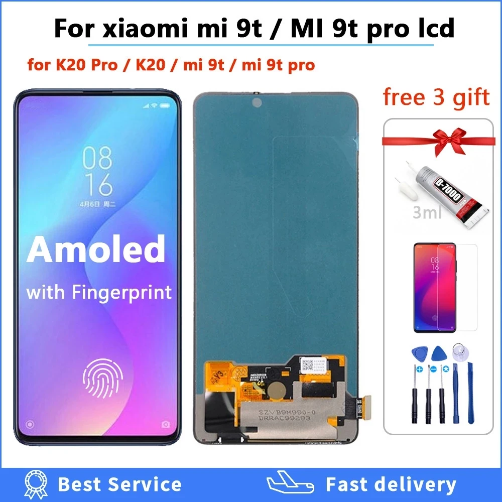 Original AMOLED For Xiaomi Mi 9T Pro mi9 t mi9t LCD for Redmi K20 Pro LCD Display Touch Screen digitizer mi 9t lcd free shipping
Original AMOLED For Xiaomi Mi 9T Pro mi9 t mi9t LCD for Redmi K20 Pro LCD Display Touch Screen digitizer mi 9t lcd free shipping