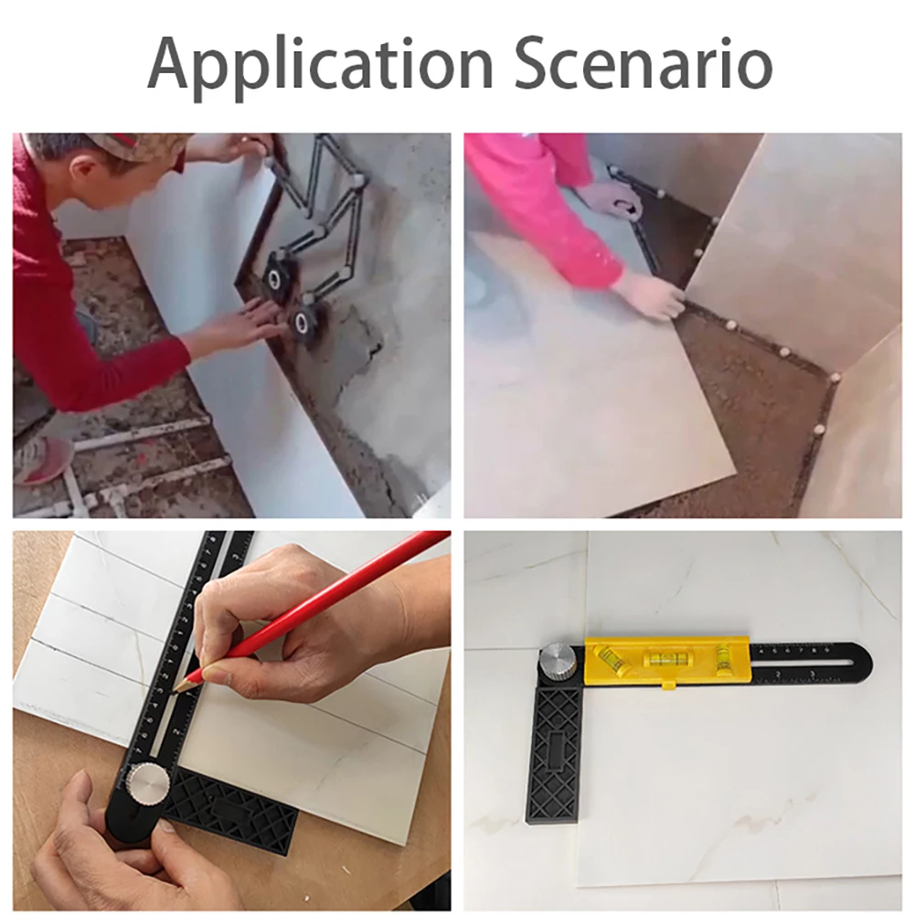 Adjustable Twelve Folding Ruler Ceramic Tile Saw Hole Locator WoodworkingAluminum Alloy Hole Punch Hand Tool for Tile Punching
Adjustable Twelve Folding Ruler Ceramic Tile Saw Hole Locator WoodworkingAluminum Alloy Hole Punch Hand Tool for Tile Punching