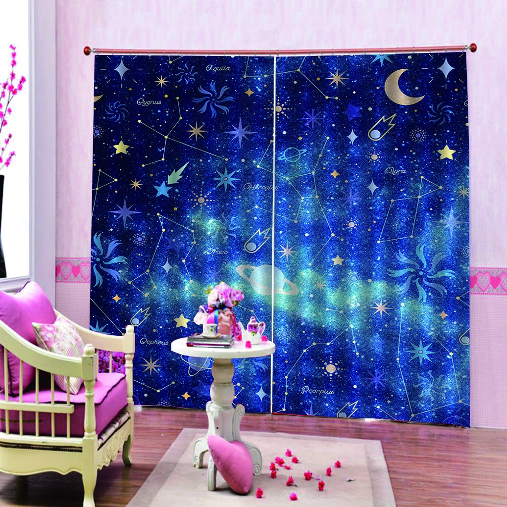 Home Decor Curtain Living Room Bedroom Window Curtain Star night Kids Room Window Curtain Blackout Shading Curtain
Home Decor Curtain Living Room Bedroom Window Curtain Star night Kids Room Window Curtain Blackout Shading Curtain