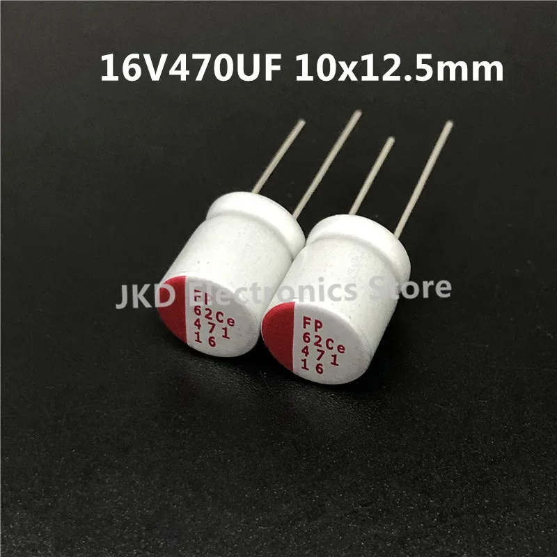 10pcs 470uF 16V 10x12.5mm Low ESR Top Grade 16V470uF VGA/Motherboard Solid Capacitor
10pcs 470uF 16V 10x12.5mm Low ESR Top Grade 16V470uF VGA/Motherboard Solid Capacitor