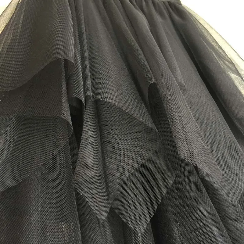 Kimutomo Women Solid Black Skirts Spring Autumn Chic Korean Female Irregular Patchwork High Waist Mesh Skirt Outwear Fashion
Kimutomo Women Solid Black Skirts Spring Autumn Chic Korean Female Irregular Patchwork High Waist Mesh Skirt Outwear Fashion