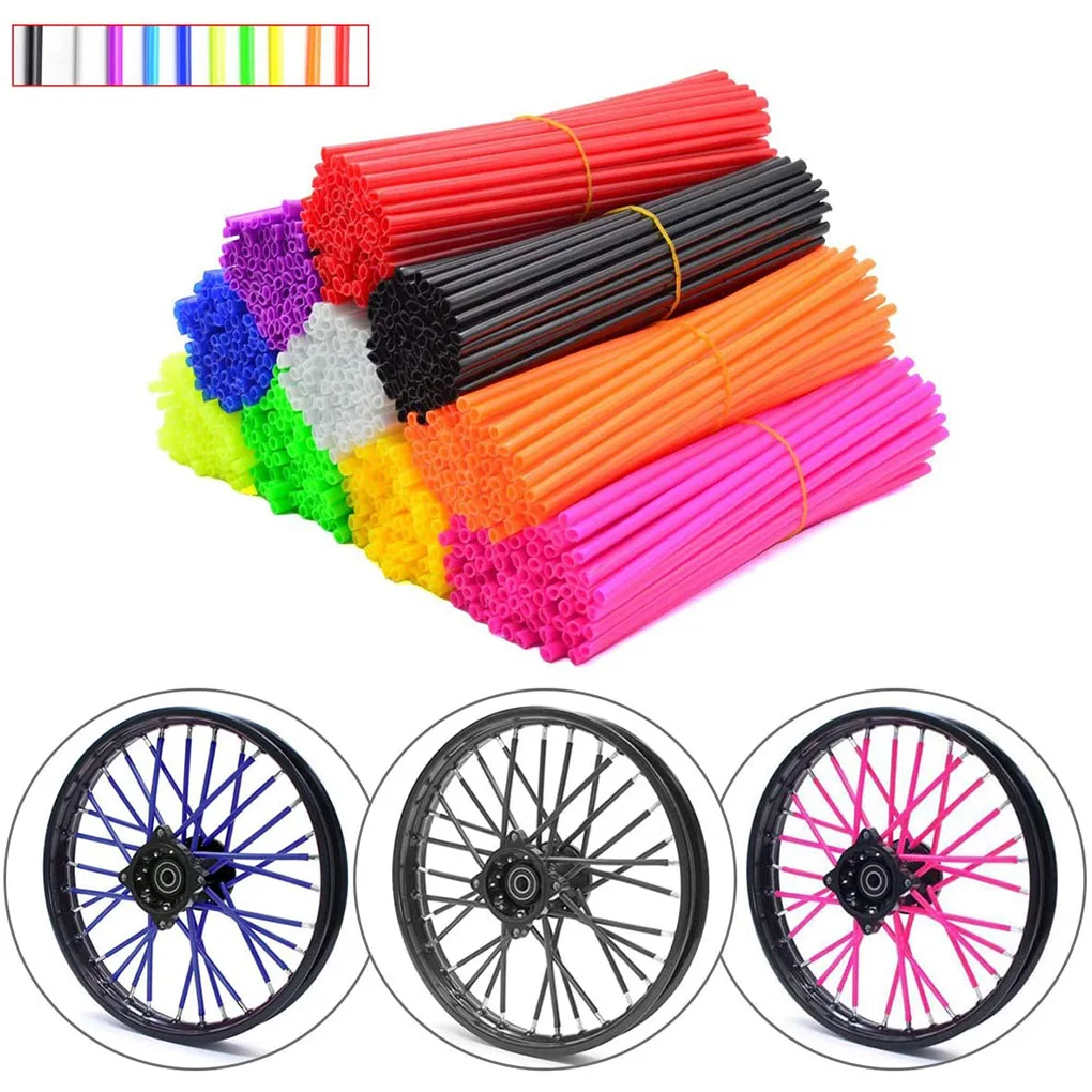 72pcs/Set Bike Wheel Spoke Skins Covers Universal Motorcycle Dirt Bike Wheel Rim Spoke Skins Covers For Yamaha Honda Pit Bike
72pcs/Set Bike Wheel Spoke Skins Covers Universal Motorcycle Dirt Bike Wheel Rim Spoke Skins Covers For Yamaha Honda Pit Bike