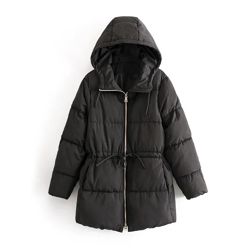 Vogue Nice women winter casual black loose long parkas outwear female fashion drawstring adjustable waist hooded hm coats femme
Vogue Nice women winter casual black loose long parkas outwear female fashion drawstring adjustable waist hooded hm coats femme