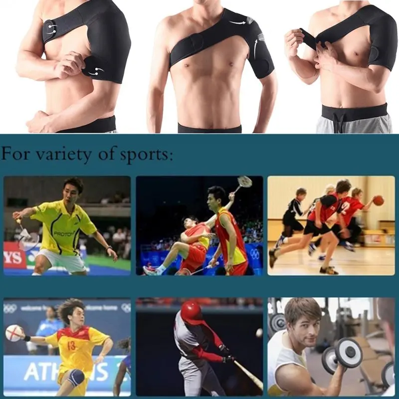 Adjustable Elastic Shoulder Support Brace Basketball Arm Sleeve Men Safety Sports Injury Guard Posture Corrector Back Protector 
Adjustable Elastic Shoulder Support Brace Basketball Arm Sleeve Men Safety Sports Injury Guard Posture Corrector Back Protector