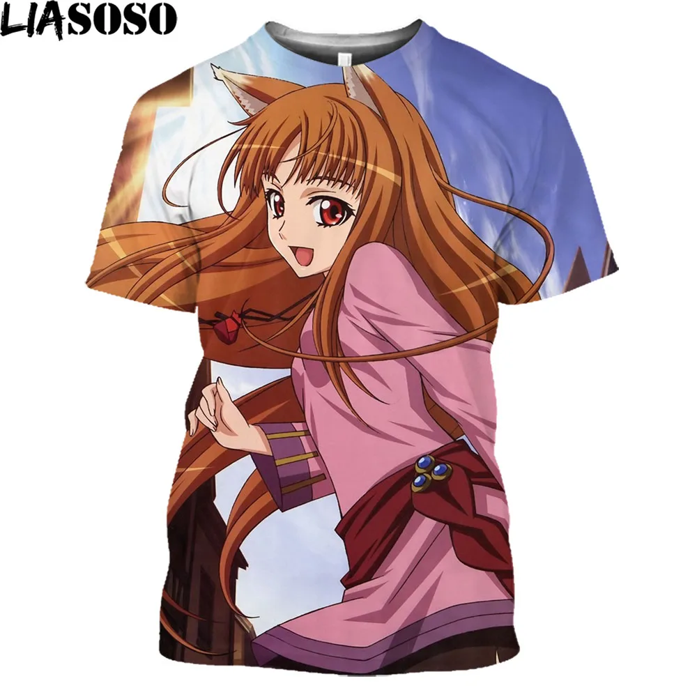 LIASOSO Anime Spice And Wolf Men Women 3D Printed T-shirt Harajuku Sexy Loli Girl Kawaii Fashion Casual Short Sleeve O-Neck Tops
LIASOSO Anime Spice And Wolf Men Women 3D Printed T-shirt Harajuku Sexy Loli Girl Kawaii Fashion Casual Short Sleeve O-Neck Tops