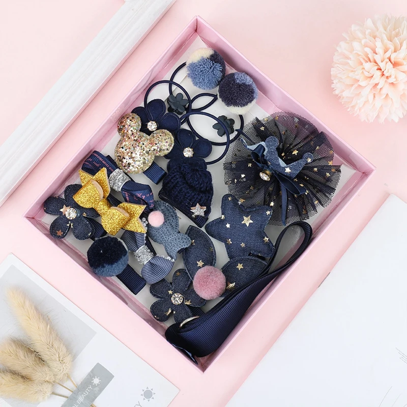18pcs/Set Kids Baby Girls Hair Accessories Set-Cute Fine Small Hair Clips and Elastic Hair Ties for Toddlers and Teen Girls
18pcs/Set Kids Baby Girls Hair Accessories Set-Cute Fine Small Hair Clips and Elastic Hair Ties for Toddlers and Teen Girls