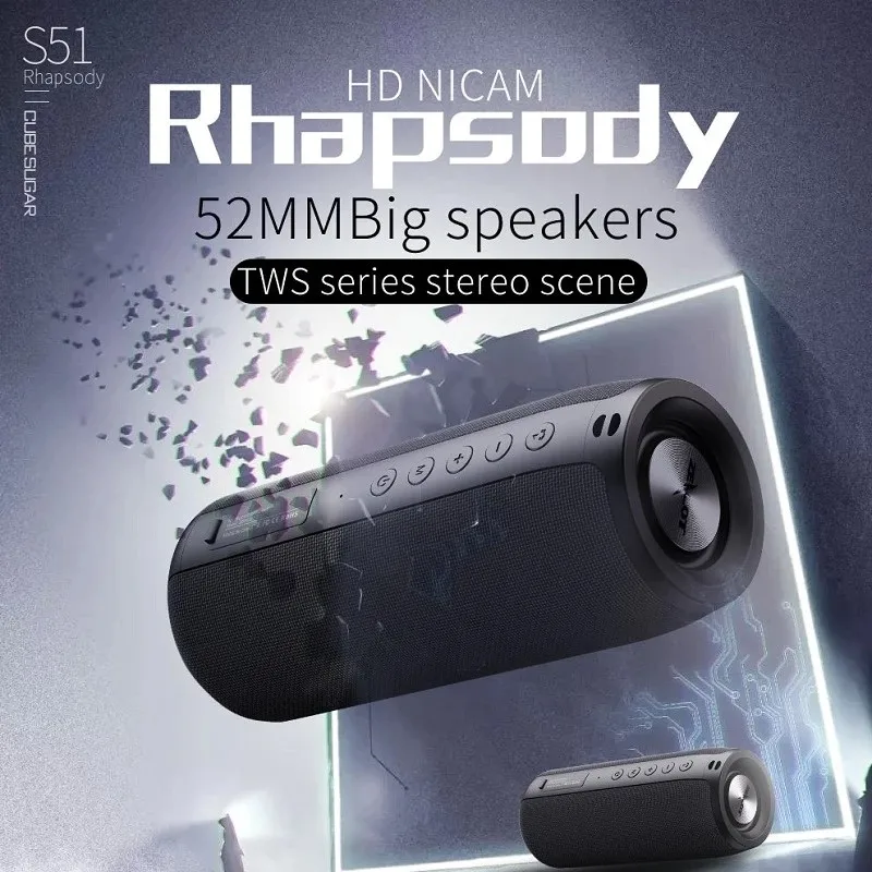 Wireless Bluetooth Speaker 5.0 Subwoofer Portable Outdoor Waterproof Support TF TWS U Disk Stereo Speakers for Long Standby
Wireless Bluetooth Speaker 5.0 Subwoofer Portable Outdoor Waterproof Support TF TWS U Disk Stereo Speakers for Long Standby