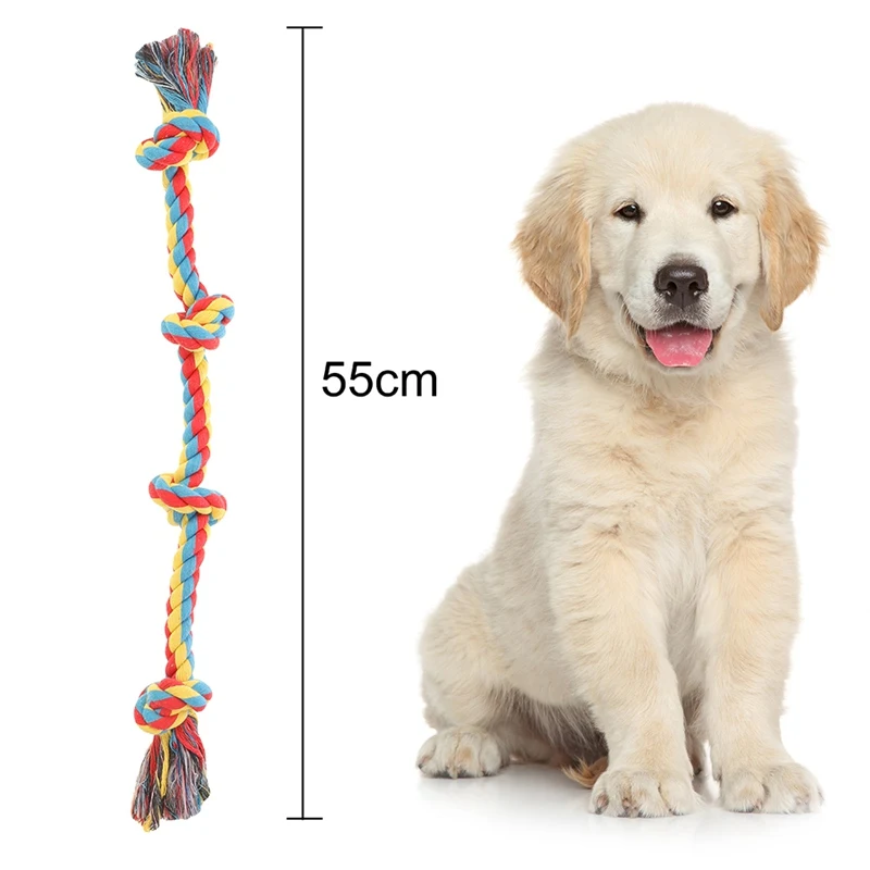 Dog Bite Rope Toys Pet Grind Teeth Toys Cotton Rope Material Harmless Dogs Teeth Cleaning Toys Pet Dog Rope Toys
Dog Bite Rope Toys Pet Grind Teeth Toys Cotton Rope Material Harmless Dogs Teeth Cleaning Toys Pet Dog Rope Toys