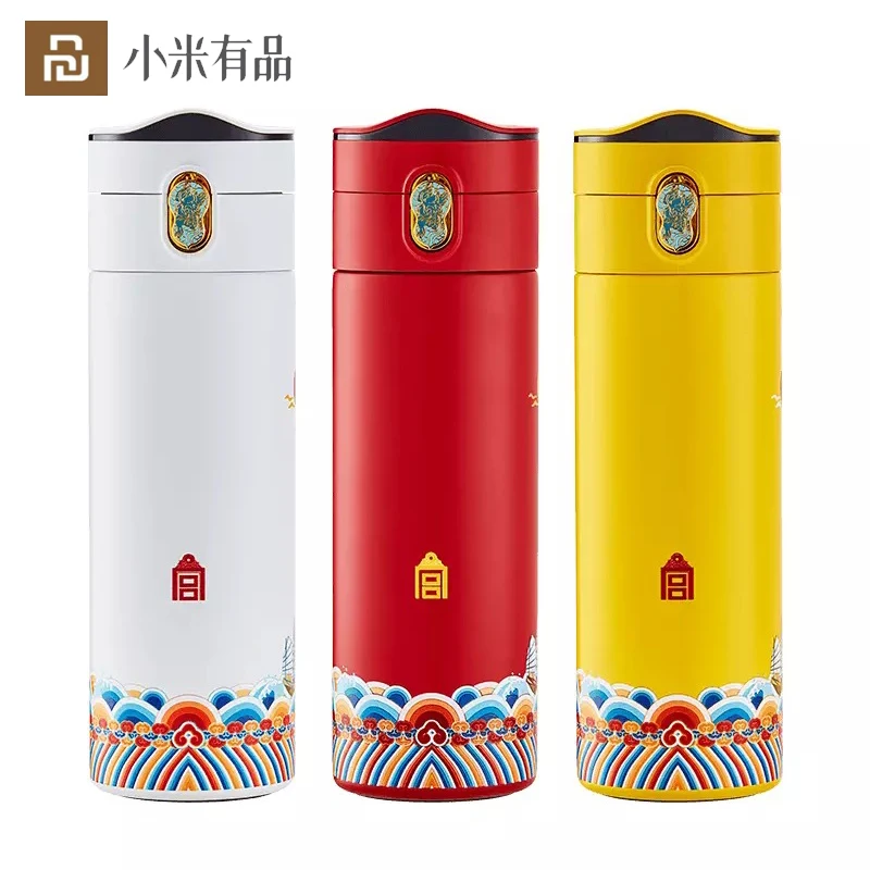 Умный термос Youpin 380 мл, бутылка для воды, светодиодный цифровой термометр, чашка из нержавеющей стали с эмалью и традиционным узором для офис... 
Умный термос Youpin 380 мл, бутылка для воды, светодиодный цифровой термометр, чашка из нержавеющей стали с эмалью и традиционным узором для офис...