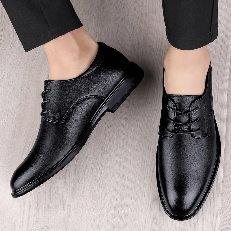 Genuine Leather High-quality Leisure Dress shoes Mens Casual Comfortable Outdoor non-slip Trend Fashion Men's leather shoes
Genuine Leather High-quality Leisure Dress shoes Mens Casual Comfortable Outdoor non-slip Trend Fashion Men's leather shoes