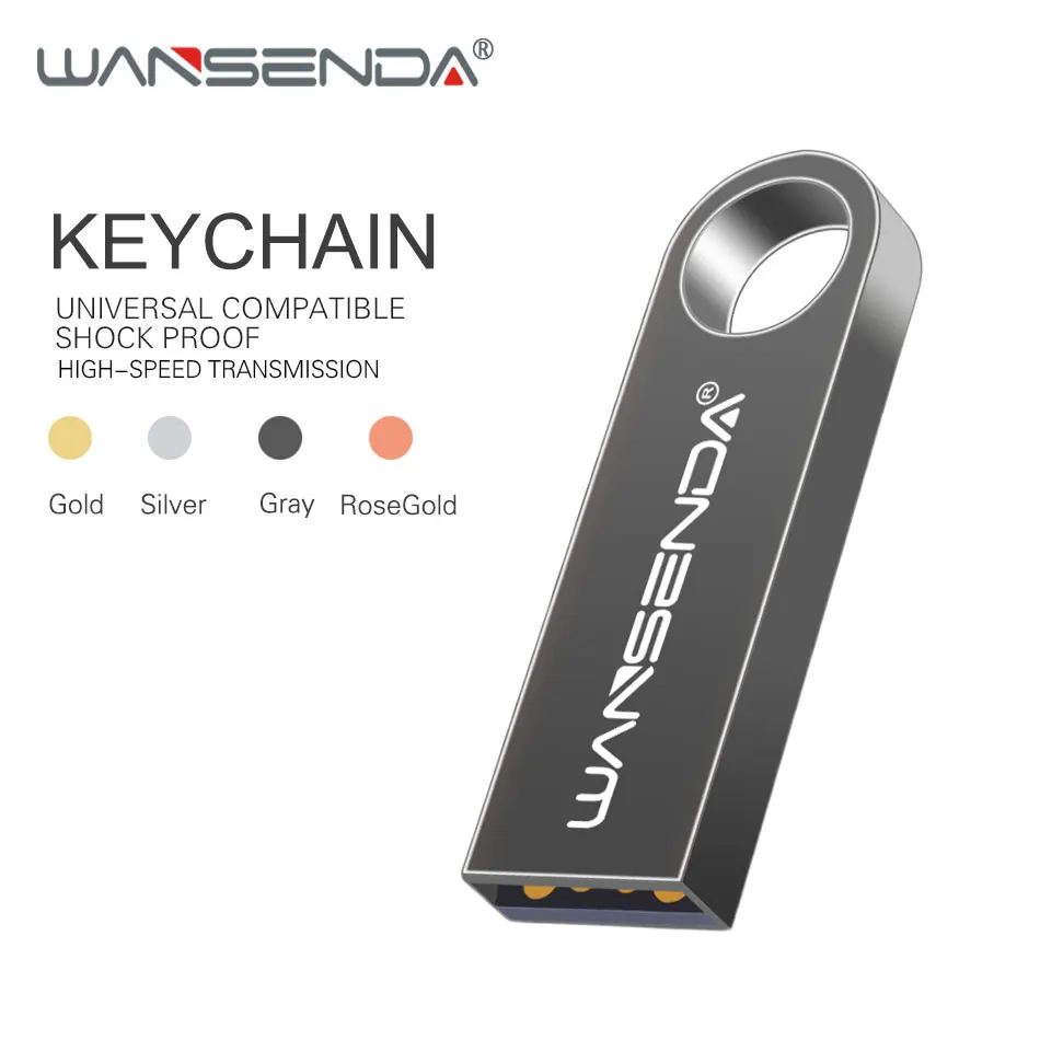 WANSENDA USB Flash Drive 32GB 64GB Metal Pen Drive 8GB 16GB 128GB USB 2.0 Pendrive Waterproof USB Memory Stick Flash Drive
WANSENDA USB Flash Drive 32GB 64GB Metal Pen Drive 8GB 16GB 128GB USB 2.0 Pendrive Waterproof USB Memory Stick Flash Drive