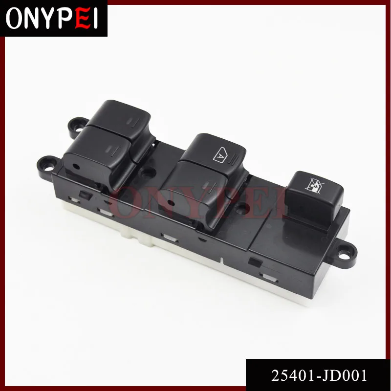 Переключатель Стеклоподъемника для Nissan Navara D40 Qashqai J10 2 0 dCi 4WD 25401 JD001