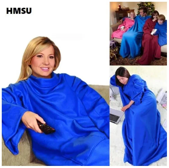 HMSU Women Men Warm Soft Coral Fleece Cuddle Snuggle Blanket with sleeve family winter warm wool blanket robe shawl with sleeve
HMSU Women Men Warm Soft Coral Fleece Cuddle Snuggle Blanket with sleeve family winter warm wool blanket robe shawl with sleeve