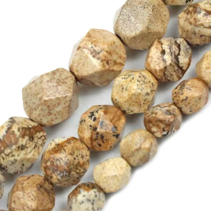 Natural Faceted Picture Jaspers Spacers Stone Loose Beads for Jewelry Making DIY Charms Necklace Bracelet 15" Strand 6 8 10MM
Natural Faceted Picture Jaspers Spacers Stone Loose Beads for Jewelry Making DIY Charms Necklace Bracelet 15" Strand 6 8 10MM