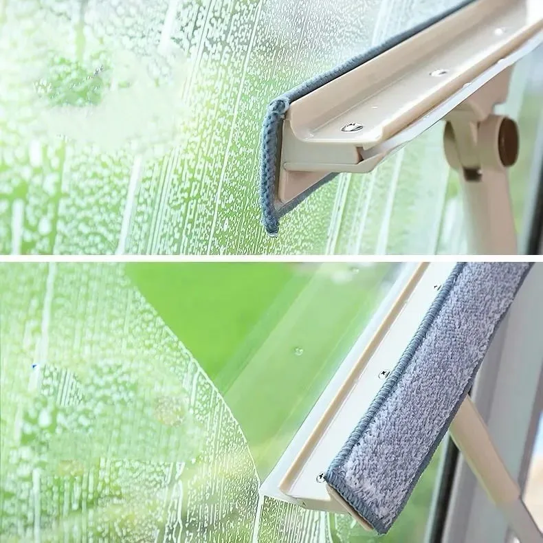 Glass Wiper Double-sided Telescopic Rod Window Wiper Artifact High-rise Wiper Cleaning Cleaning Brush Microfiber Mop Pad Hand
Glass Wiper Double-sided Telescopic Rod Window Wiper Artifact High-rise Wiper Cleaning Cleaning Brush Microfiber Mop Pad Hand