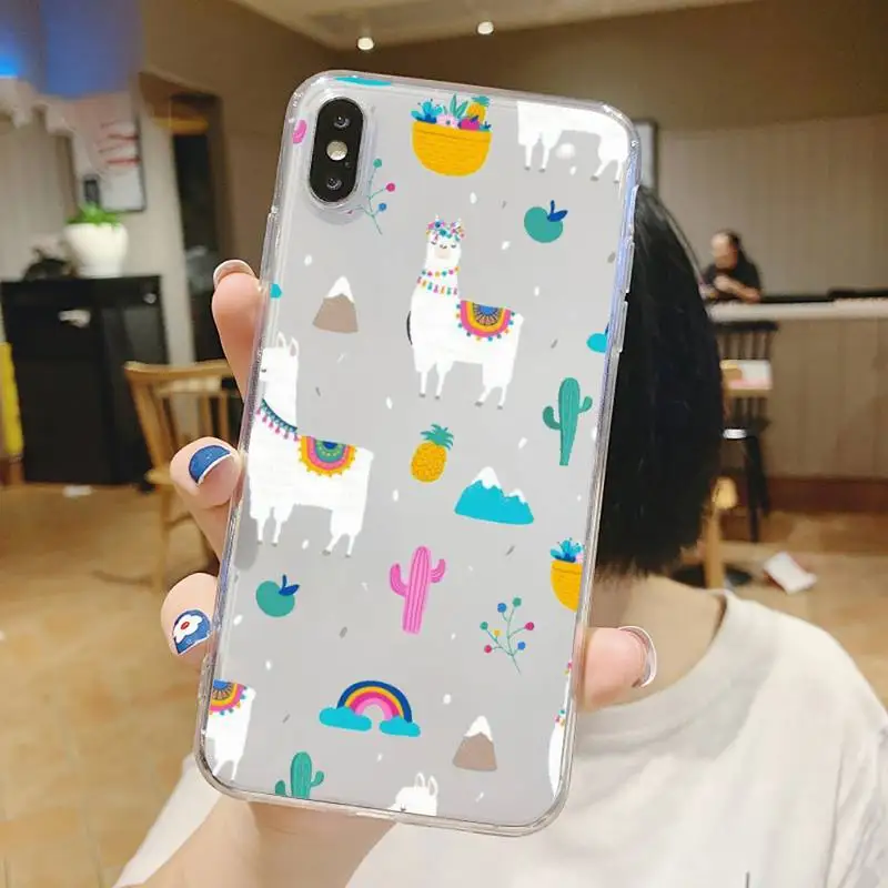 Lama Llama Alpacas cute animal Phone Case Transparent soft For iphone 5 5s 5c se 6 6s 7 8 11 12 plus mini x xs xr pro max
Lama Llama Alpacas cute animal Phone Case Transparent soft For iphone 5 5s 5c se 6 6s 7 8 11 12 plus mini x xs xr pro max