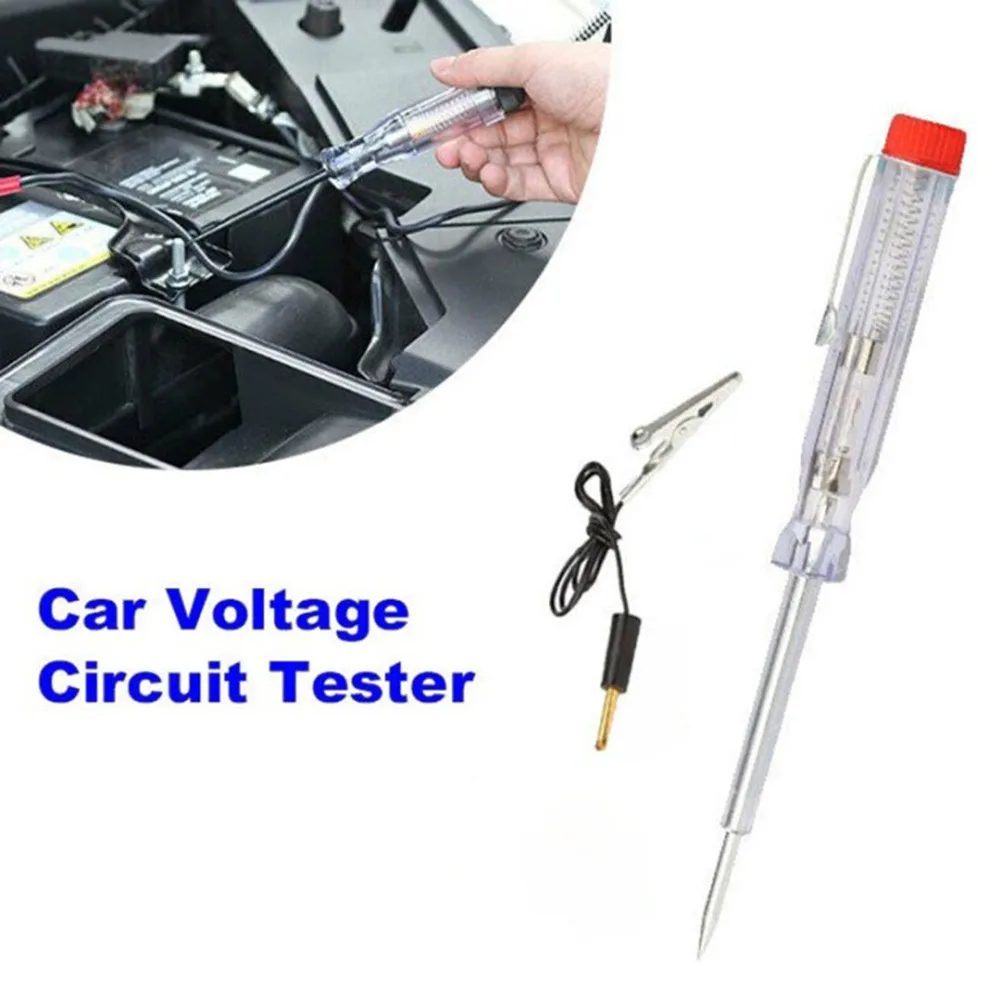 1 Pcs Auto Voltage Circuit Tester Lamp System Long Probe Continuity Test Pen Car General Detector Diagnostic Repair Tool 13cm
1 Pcs Auto Voltage Circuit Tester Lamp System Long Probe Continuity Test Pen Car General Detector Diagnostic Repair Tool 13cm