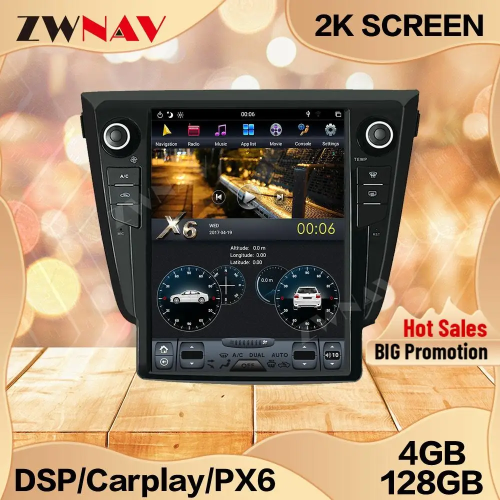 4+128G Tesla Carplay Screen For NISSAN Qashqai 2013 2014 2015 2016 2017 2018 Android Multimedia Player GPS Audio Radio Stereo
4+128G Tesla Carplay Screen For NISSAN Qashqai 2013 2014 2015 2016 2017 2018 Android Multimedia Player GPS Audio Radio Stereo