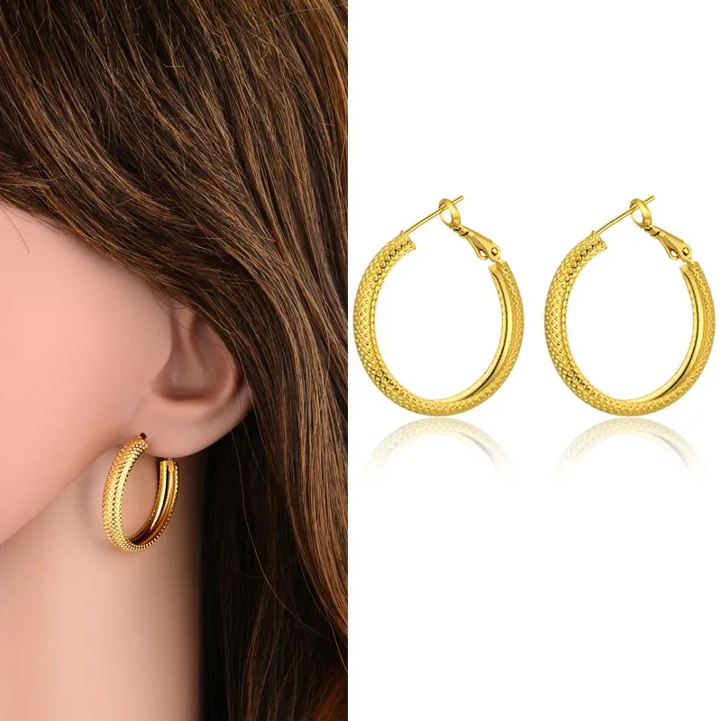 New Minimalist Gold Metal Circle Geometric Round Creole Hoop Earrings for Women Girl Wedding Party Jewelry
New Minimalist Gold Metal Circle Geometric Round Creole Hoop Earrings for Women Girl Wedding Party Jewelry