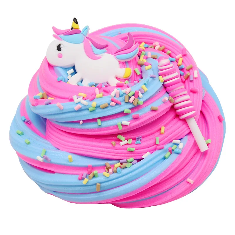 60ml Color Unicorn Fluffy Slime Glue Butter Modelling Slimes Supplies Diy Plasticine Clay For Kids Non-sticky Stress Relief Toy
60ml Color Unicorn Fluffy Slime Glue Butter Modelling Slimes Supplies Diy Plasticine Clay For Kids Non-sticky Stress Relief Toy