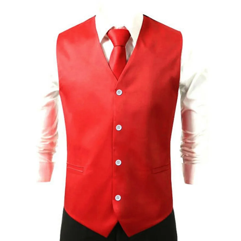 New Style Suit Vest For Men Tie Set Slim Fit V-neck Collarless Male Waistcoat Gilet Casual Business Barry.Wang
New Style Suit Vest For Men Tie Set Slim Fit V-neck Collarless Male Waistcoat Gilet Casual Business Barry.Wang