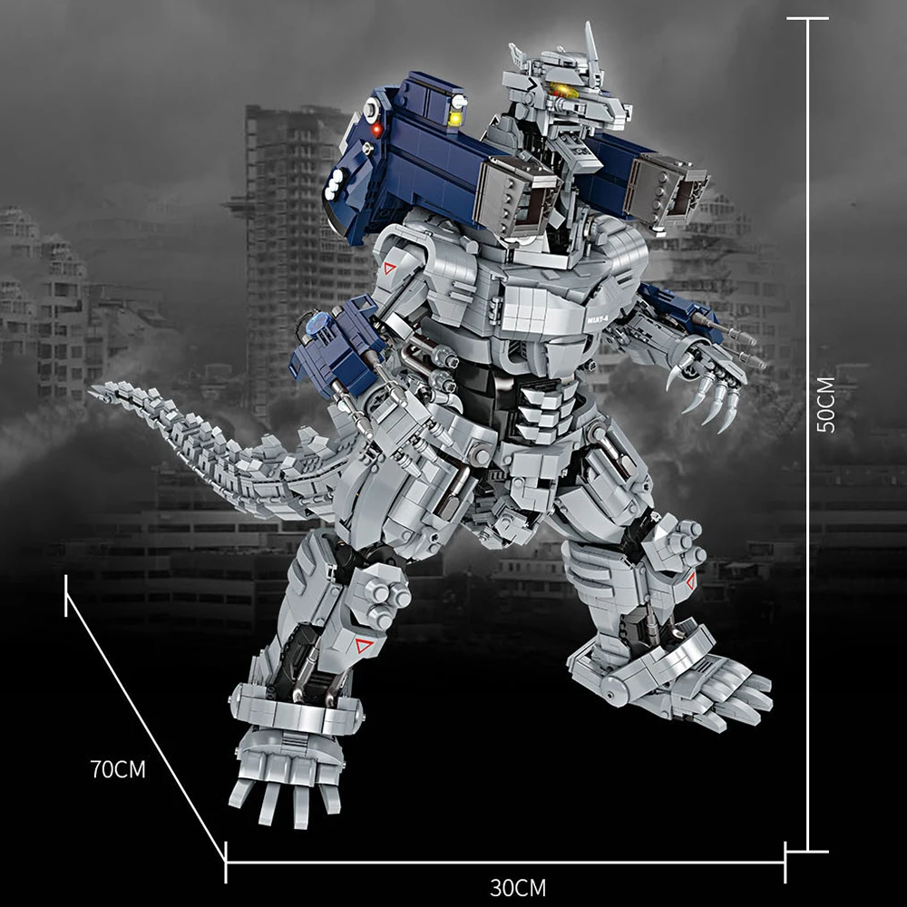 Moc Mechanical Godzillaed Building Blocks Creative Movie Super Monster Dinosaur Series Model Bricks Boys Toys For Kids Gifts
Moc Mechanical Godzillaed Building Blocks Creative Movie Super Monster Dinosaur Series Model Bricks Boys Toys For Kids Gifts