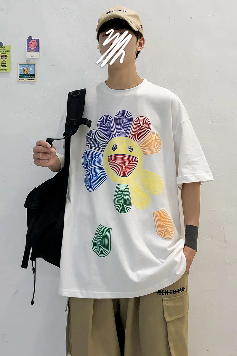 Short Sleeve T Shirt Men Hip Hop Mens Cotton O-neck Tshirt Sun Pattern Summer Tee Causal Fashion Loose Men Printed Top Tees
Short Sleeve T Shirt Men Hip Hop Mens Cotton O-neck Tshirt Sun Pattern Summer Tee Causal Fashion Loose Men Printed Top Tees