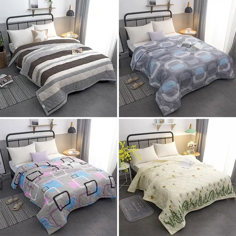 Light Thin Summer Cool Air-Conditioning Quilt Printed Plaids Sofa Blanket Newborn Thin Quilt Sofa/Bed/Travel 110X150cm Polyester
Light Thin Summer Cool Air-Conditioning Quilt Printed Plaids Sofa Blanket Newborn Thin Quilt Sofa/Bed/Travel 110X150cm Polyester