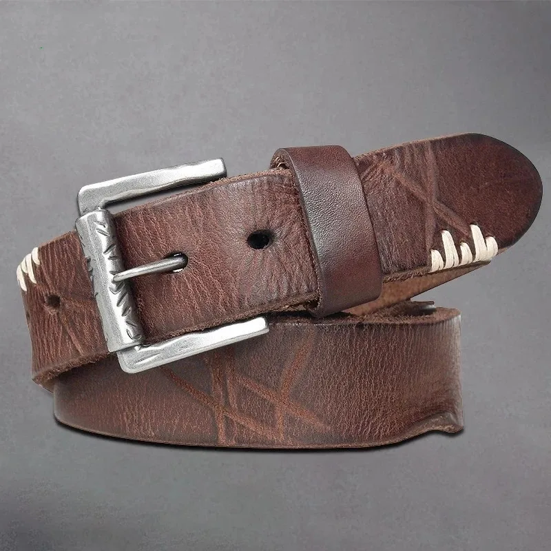 2021 New Men's Belt Alloy Pin Buckle Leather Belt Head Layer Cowhide Designer Design High-end Cowhide Belt for Men Free Shipping
2021 New Men's Belt Alloy Pin Buckle Leather Belt Head Layer Cowhide Designer Design High-end Cowhide Belt for Men Free Shipping