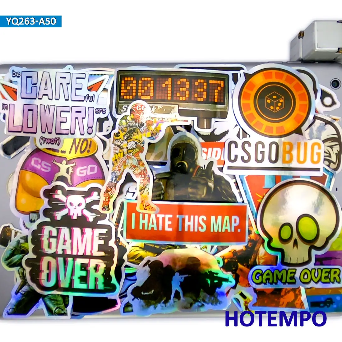 50pcs Laser Style Team Shooting Game CS GO Waterproof Stickers Pack for FPS Fans DIY Phone Laptop Luggage Case Bike Car Sticker 
50pcs Laser Style Team Shooting Game CS GO Waterproof Stickers Pack for FPS Fans DIY Phone Laptop Luggage Case Bike Car Sticker