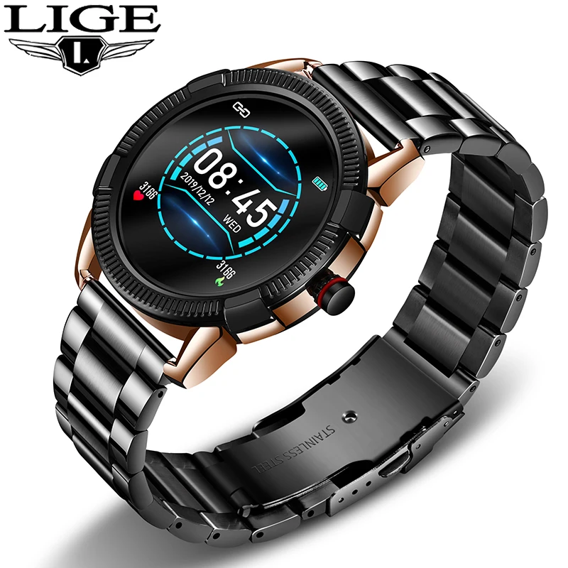 LIGE 2020 smart watch Men IP67 Waterproof Fitness Tracker Sleeping Heart Rate Blood Pressure Monitor Pedometer Sports smartwatch
LIGE 2020 smart watch Men IP67 Waterproof Fitness Tracker Sleeping Heart Rate Blood Pressure Monitor Pedometer Sports smartwatch