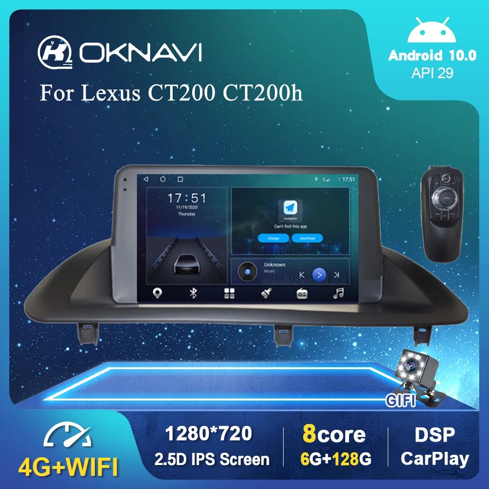 9" Android 10.0 Car Radio For Lexus CT200 CT200h 2011-2018 GPS Video Multimedia Stereo WIFI Auto Player Carplay DSP No 2 Din DVD
9" Android 10.0 Car Radio For Lexus CT200 CT200h 2011-2018 GPS Video Multimedia Stereo WIFI Auto Player Carplay DSP No 2 Din DVD