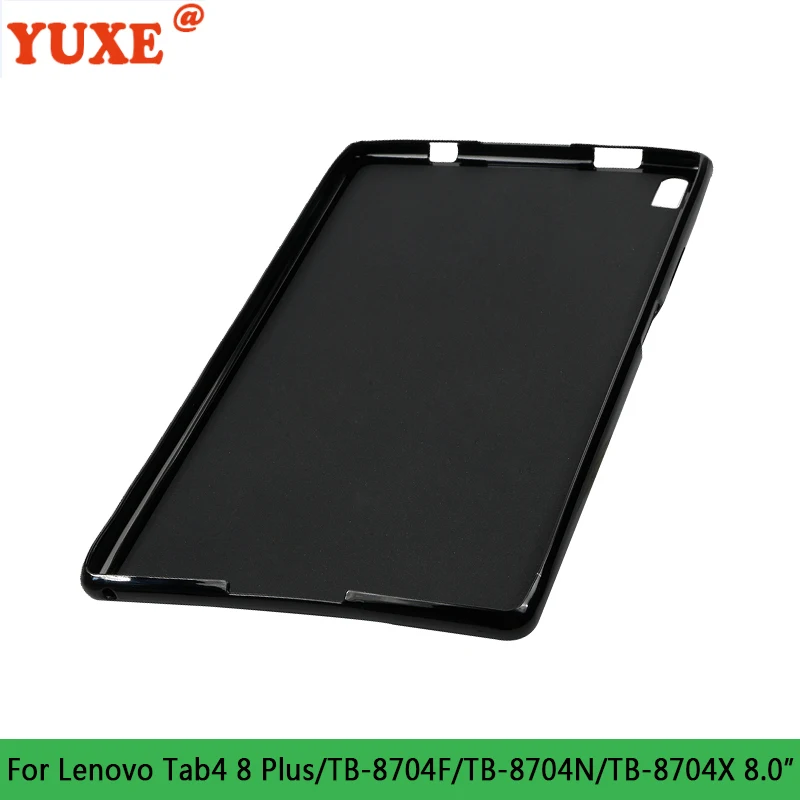 

Tablet Case For Lenovo TAB 4 8 Plus 8.0" TB-8704 TB-8704N TB-8704F TB-8704X/V 8.0 inch Funda Back TPU Silicone Anti-Drop Cover