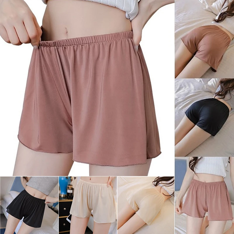 Satin Safety Short Pants Women Short Tights Seamless Panties Underwear Female Safe Briefs Boxer Shorts Lingerie Underpants
Satin Safety Short Pants Women Short Tights Seamless Panties Underwear Female Safe Briefs Boxer Shorts Lingerie Underpants