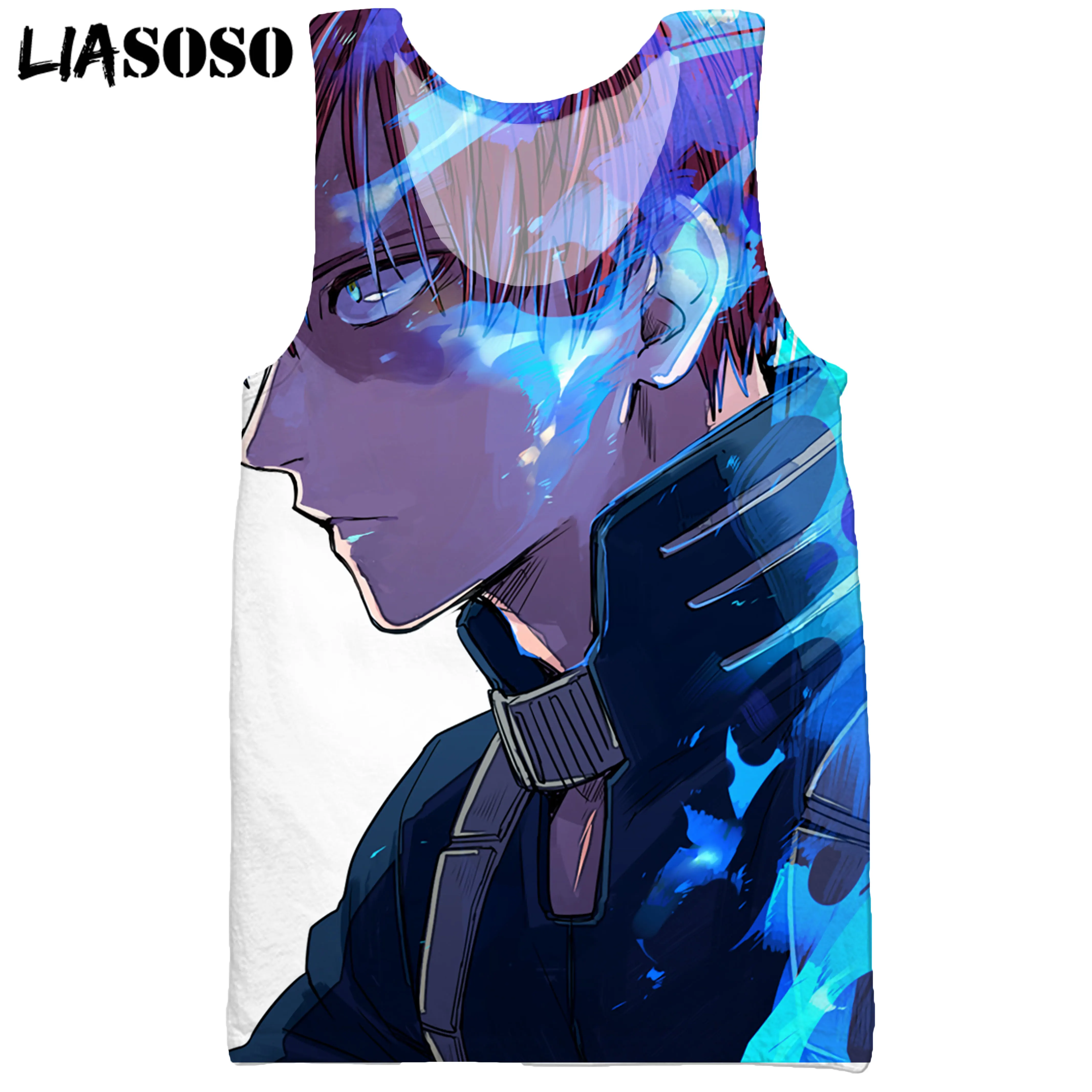 LIASOSO 3D Print Men's Japan Anime Boku No My Hero Academia Street Summer Casual Fashion Beach Vest Sleeveless Hip Hop Tank Top
LIASOSO 3D Print Men's Japan Anime Boku No My Hero Academia Street Summer Casual Fashion Beach Vest Sleeveless Hip Hop Tank Top