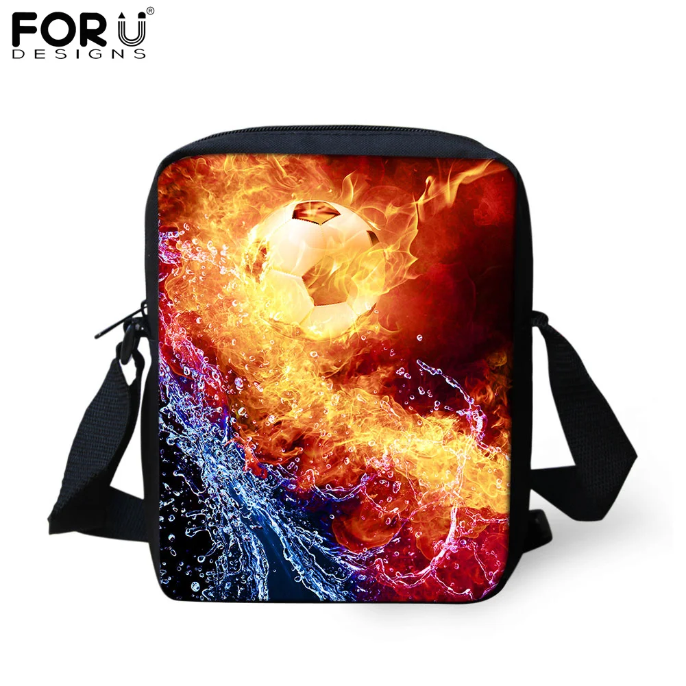 FORUDESIGNS Water and Fire Football Design Crossbody Bags Teenage Portable Handbag Girls Travel Shoulder Bags Mini Messenger Bag
FORUDESIGNS Water and Fire Football Design Crossbody Bags Teenage Portable Handbag Girls Travel Shoulder Bags Mini Messenger Bag