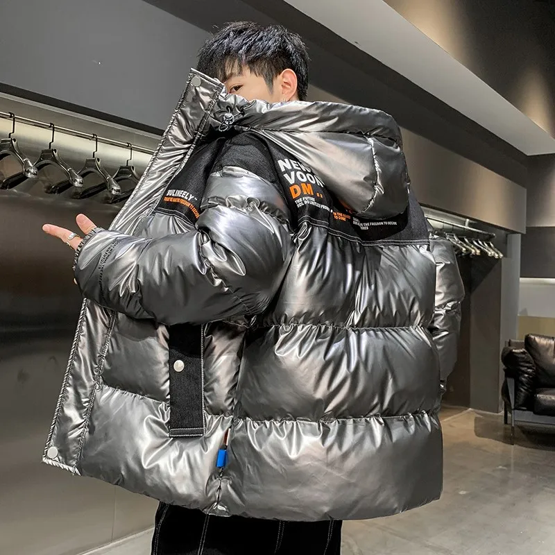 Winter 2021 Men's Casual Cotton Padded Hooded Jacket Parkas Thicken Warm Waterproof and windproof Streetwear Coat New Trend
Winter 2021 Men's Casual Cotton Padded Hooded Jacket Parkas Thicken Warm Waterproof and windproof Streetwear Coat New Trend